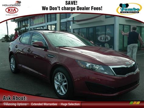 2011 Spicy Red Kia Optima Lx 60753318 Photo 21 Car