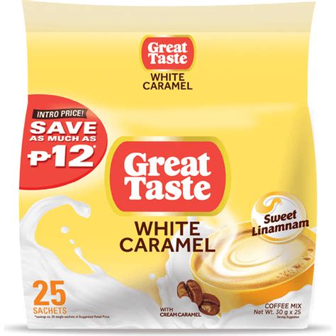 Great Taste Coffee White Caramel 30g 25s Coffee Walter Mart