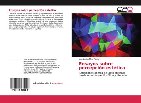 Ensayos sobre percepción estética 978 613 9 30822 4 6139308224