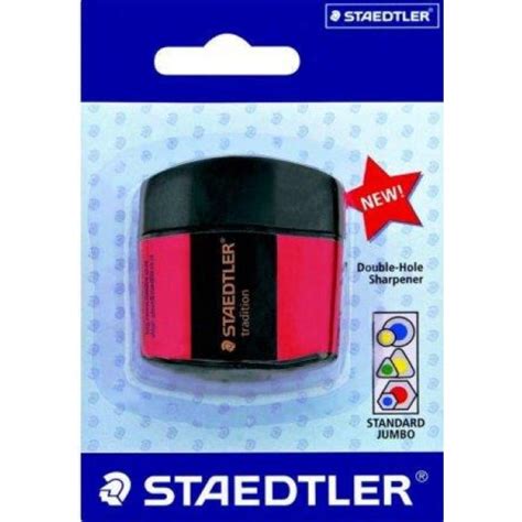 Staedtler Tradition 2 Hole Barrel Sharpener Funbox Fiesta