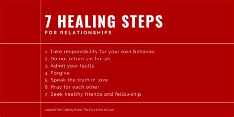 7 Healing Steps For Relationships