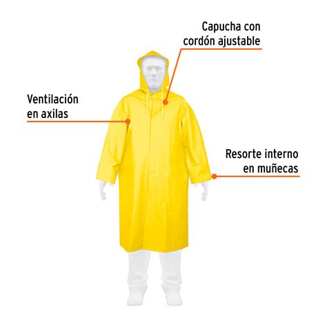 Gabardina Impermeable De Doble Capa Talla Xg Truper Master