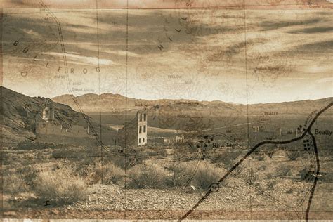 Rhyolite Nevada Map