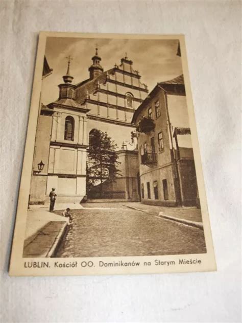 ALTE POSTKARTE ANSICHTSKARTE Karte PK AK Lublin kościół Kirche Polen