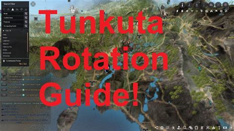 Tunkuta Rotation Guide Black Desert Online YouTube