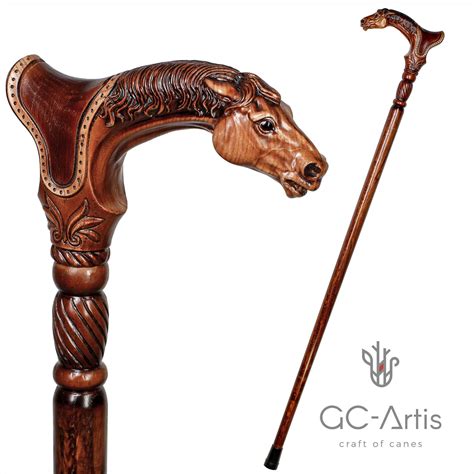 Hand Carved Wooden Canes