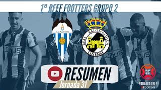 RESUMEN JORNADA 31 CD ALCOYANO SAD 1 0 REAL BALOMPÉDICA LINENSE by