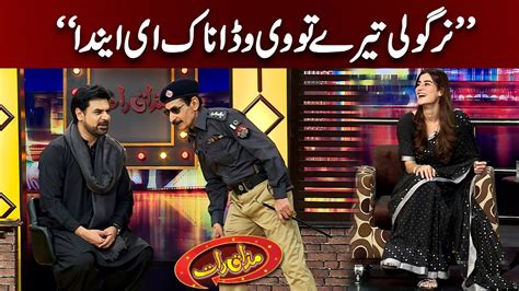 Usman Buzdar Ki Nirgoli Ko Jugtain Mazaaq Raat Show Official Youtube