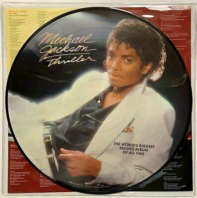 Michael Jackson Thriller Picture Disc LP Vinyl Record Album Sealed