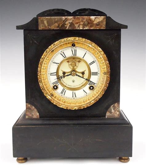 Ansonia Slate Mantel Clock Clockprices