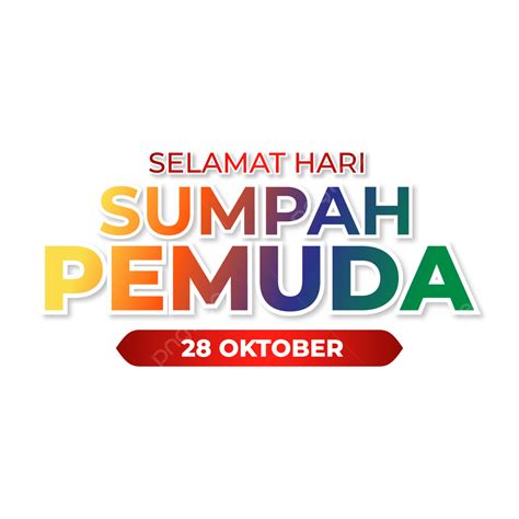 Selamat Hari Sumpah Pemuda Oktober Hari Sumpah Pemuda Sumpah