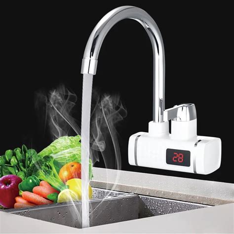 Buy 3000w Instant Tankless Electric Hot Water Heater Faucet Kitchen Instant