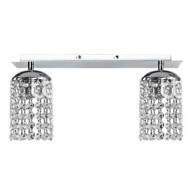 Luz Desing Ara A Plafon Cairel Cromado Lineal Lyon Luces Deco Moderno