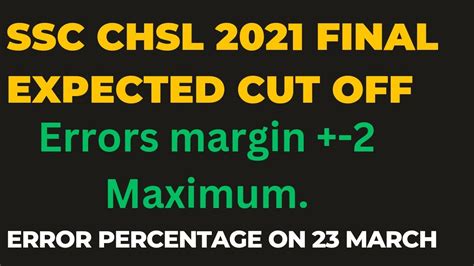 Ssc Chsl Final Expected Cut Off After Tier Marks Chsl