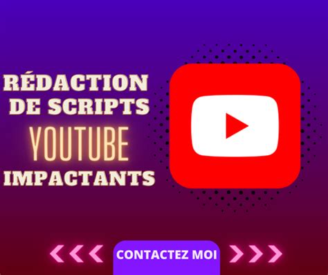 Je Vais R Diger Votre Script Youtube Par Amonux