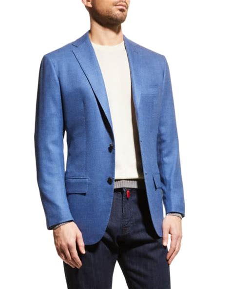 Kiton Men's Three-Button Blazer | Neiman Marcus