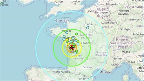 Direct Un Puissant S Isme Secoue L Ouest De La France