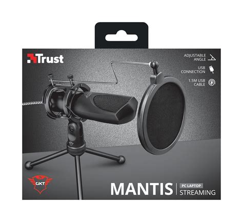 Trust Gxt Mantis Black Pc Microphone In Distributor Wholesale