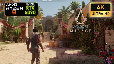 Assassins Creed Mirage 4k Ultra Settings Rtx 4090 R9 7950x