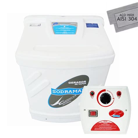 Gerador Vapor Para Sauna Sodramar Kw A O Inox Quadro De Comando