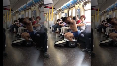 Man Takes A Bath In New York City Subway Car See The Video Here La