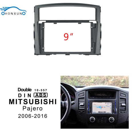 Eoenkk Mitsubishi Pajero Stereo Panel Din Radio Frame Head