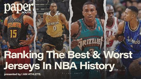 The Top Best Worst Jerseys In Nba History Paper Route Clip Youtube