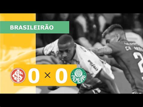 Palmeiras empata o Internacional e mantém jejum no Brasileirão