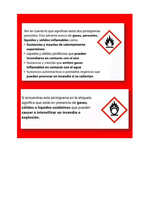 Pictogramas De Productos Químicos Pdf Descarga Gratuita