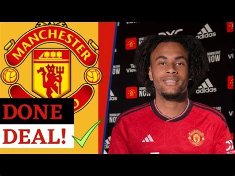 Joshua Zirkzee Welcome To Man United Signing In M Deal Youtube