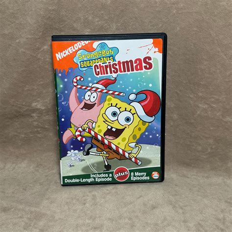 Vintage Nickelodeon Spongebob Squarepants Christmas Dvd With