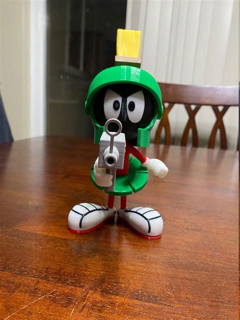 Marvin The Martian D Printed Figure Etsy