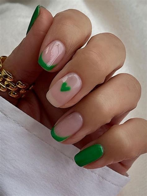 St Patricks Day Nails That Will Bring You Good Luck Green Nails