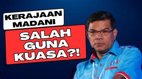 Menteri Dalam Negeri SALAH GUNA KUASA YouTube