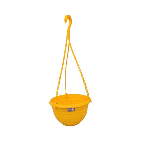 Best Plastic Hanging Planters Yellow - bagmatiplastic