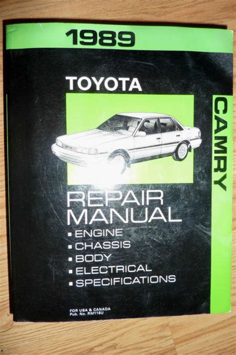 Purchase Toyota Camry Repair Manual 1989 in Wildomar, California, US, for US $32.99