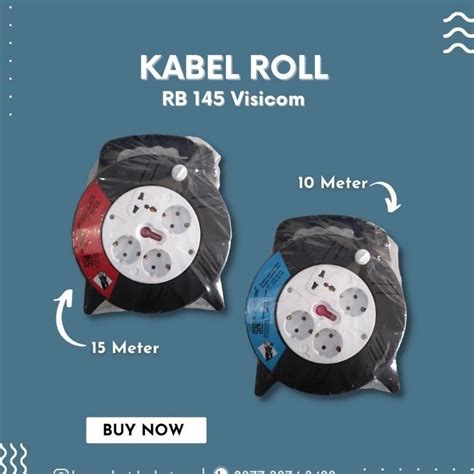 Jual KABEL ROLL RB 145 VISICOM 10 METER 15 METER Shopee Indonesia