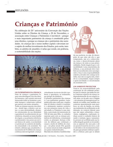 PDF Crianças e Património GECoRPA 01 pdf OS PATRIMÓNIOS DA