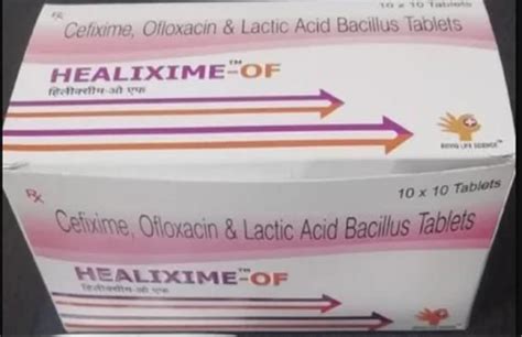 Cefixime Ofloxacin Lactic Acid Bacillus Tablets 400 Mg At Rs 126 Box