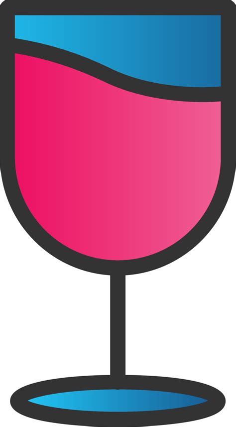 Wine Glass Vector Icon Design 15349874 Vector Art At Vecteezy