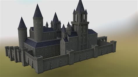 Stl File Castle・3d Printing Template To Download・cults