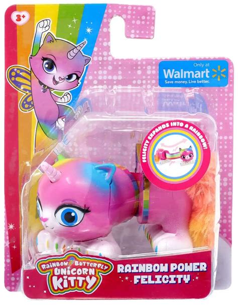 Nickelodeon Rainbow Butterfly Unicorn Kitty Rainbow Power Felicity