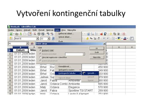 PPT Kontingenční tabulky a grafy PowerPoint Presentation free