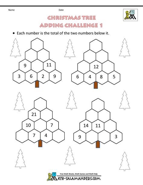 Christmas Math Worksheets