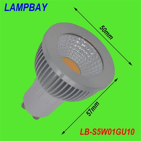 10 Pack Free Shipping Led Bulb Spotlight 5w Gu10 85 265v Mr16 12v