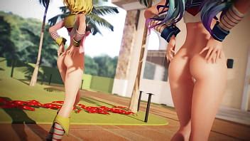 Miku Rin Naked Dance Crème au chocolat MMD par MMD XVIDEOS