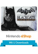 Batman Arkham Origins Blackgate Deluxe Edition Wii U Box