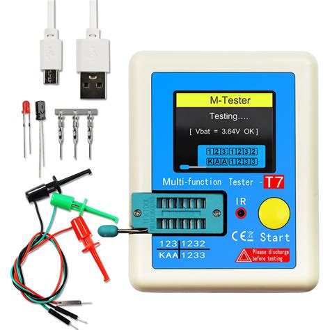 Buy Fuvan Inductance MOSFET NPN PNP Triac Tester Transistor Meter LCR