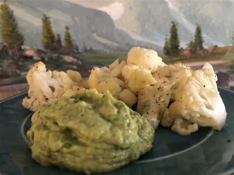 Queer Eye Roasted Cauliflower With Parsley Avocado Green Goddess Dip