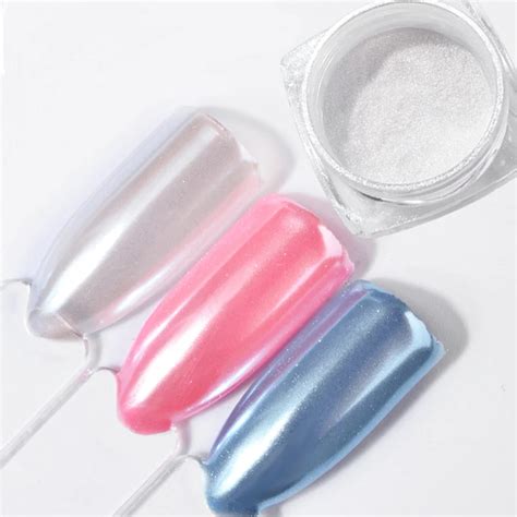 2g Diamond Pearl Powder Manicure Shimmer Powders Mermaid Mirror Matt